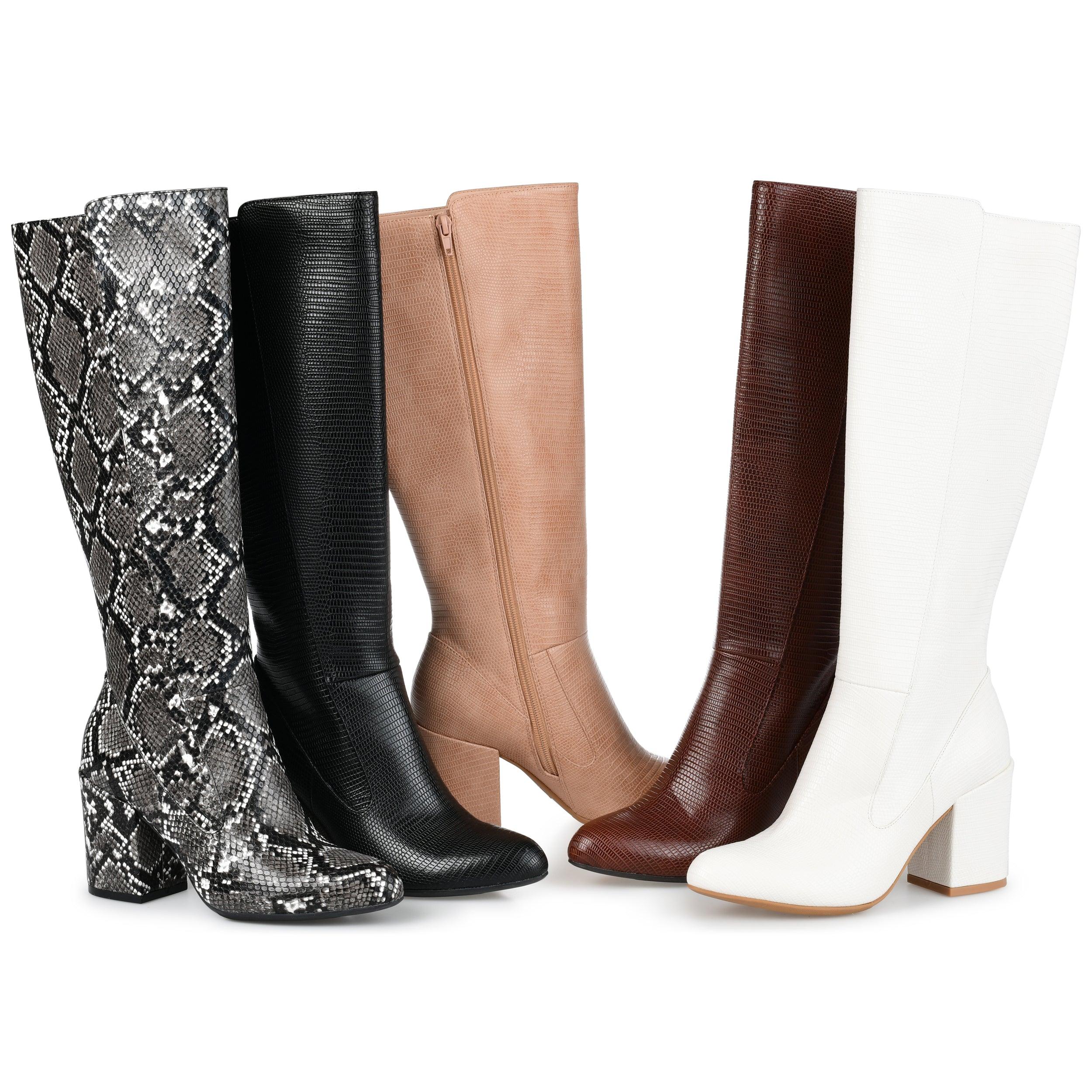 journee collection angel wide calf over the knee boot