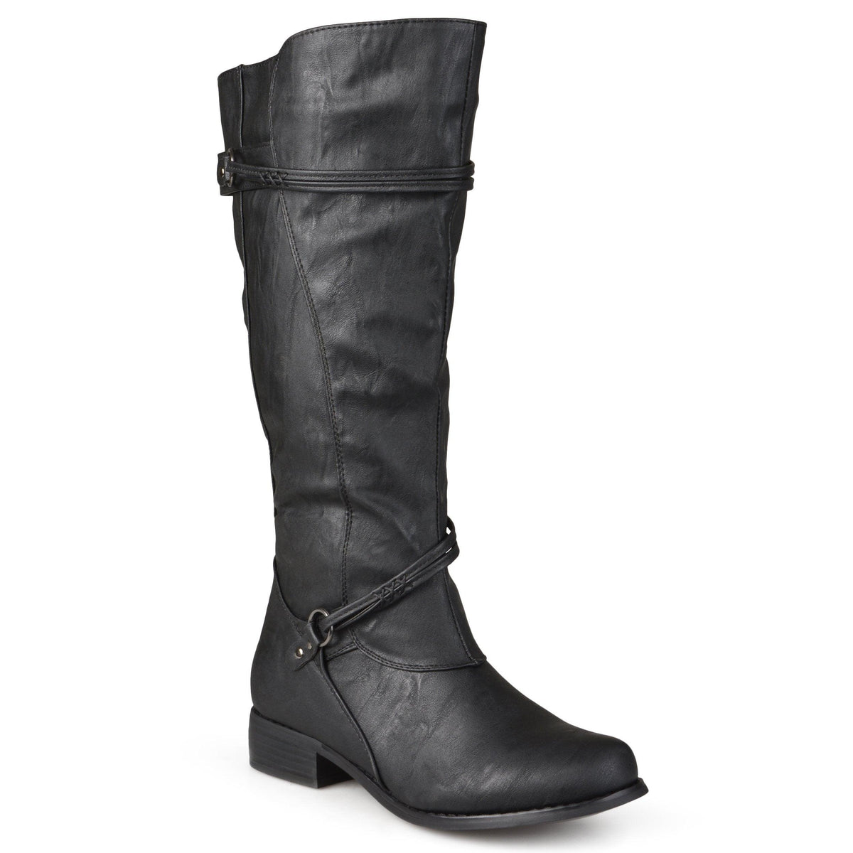 Harley Extra Wide Calf Boots | Faux Leather Boots | Journee Collection