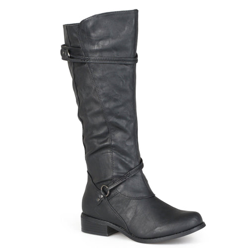 Harley Heeled Boots | Faux Leather Boots | Journee Collection