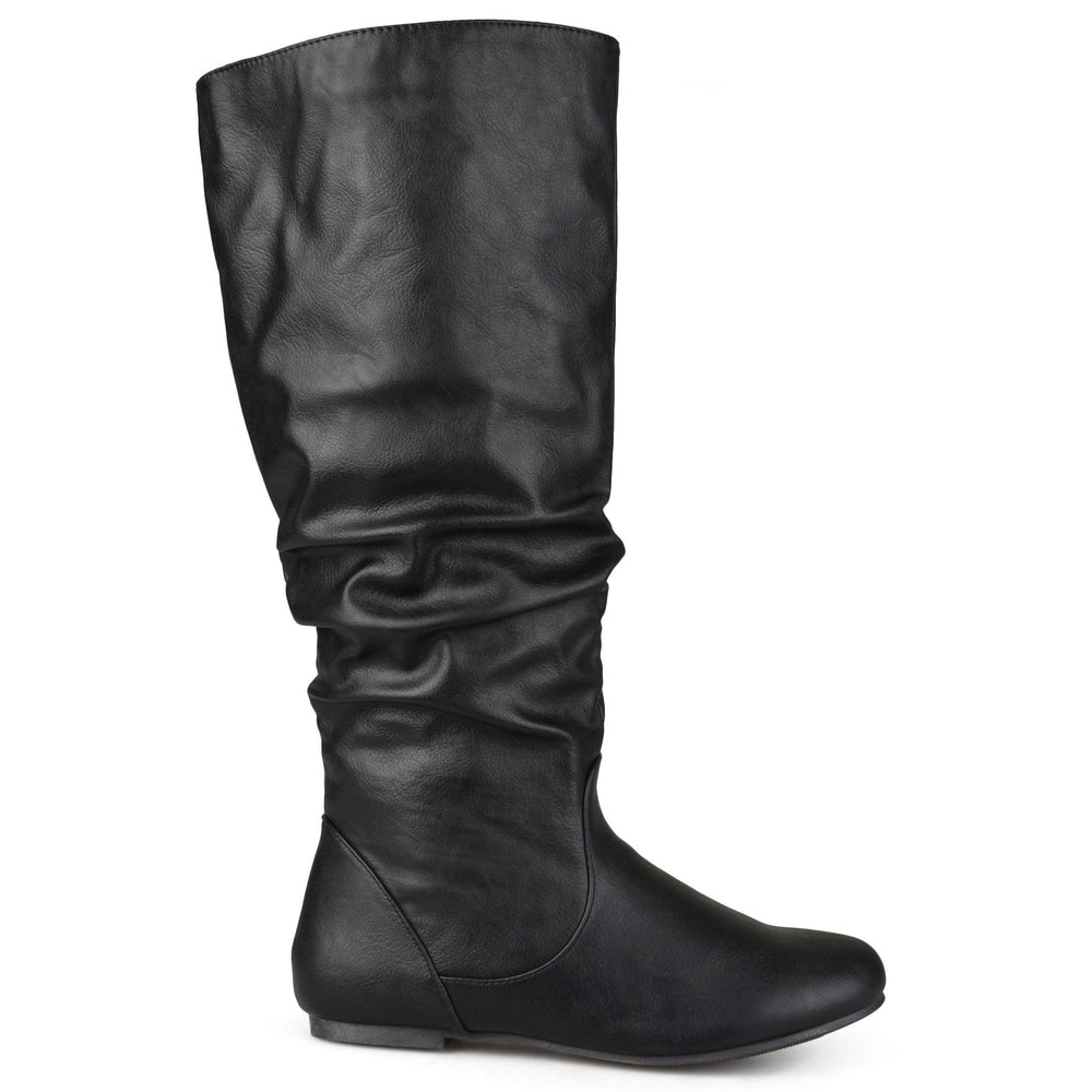 Jayne Extra Wide Calf Booties | Women's Slouchy Boots | Journee Collection