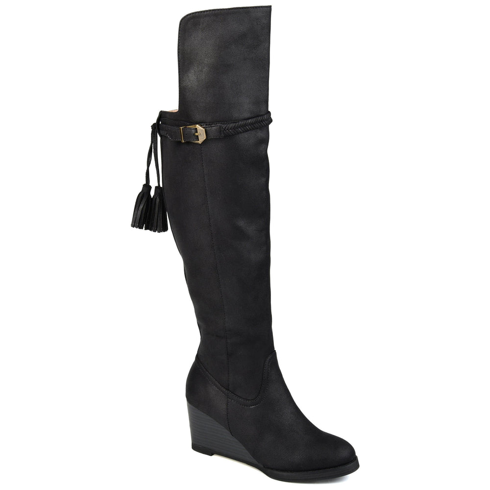 journee collection black boots