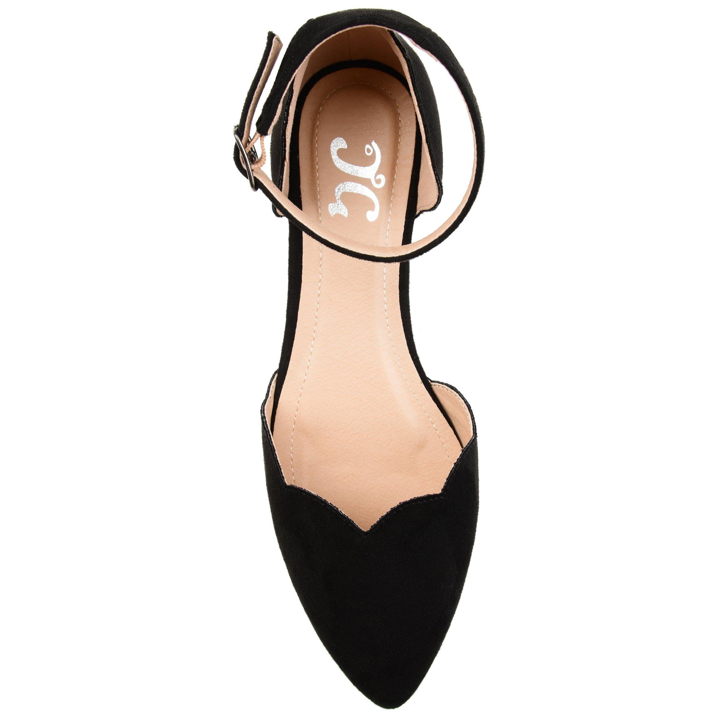 Lana Flat | Women's Scalloped Flat | Journee Collection