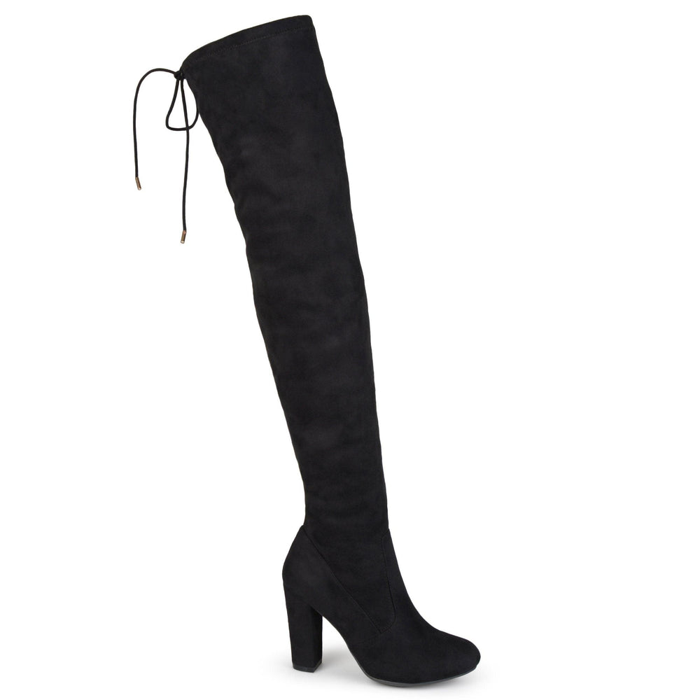 journee collection maya wide calf thigh high boot