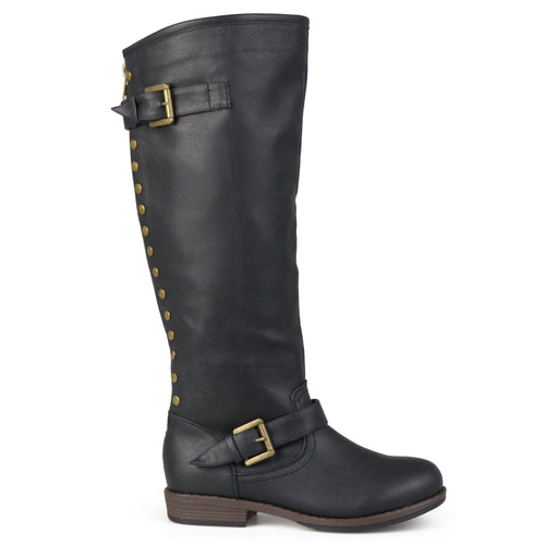 Spokane Bootie | Women's Faux Leather Riding Boots | Journee Collection