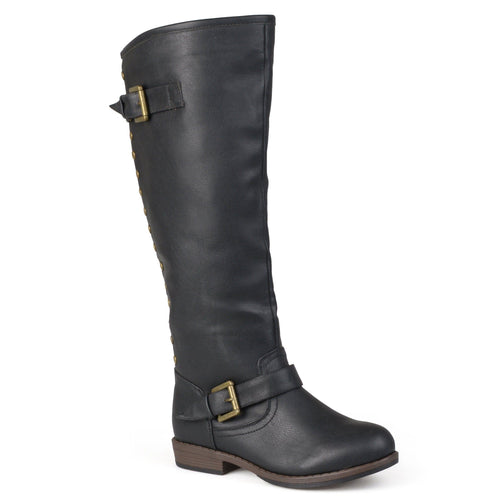 Spokane Bootie | Women's Faux Leather Riding Boots | Journee Collection