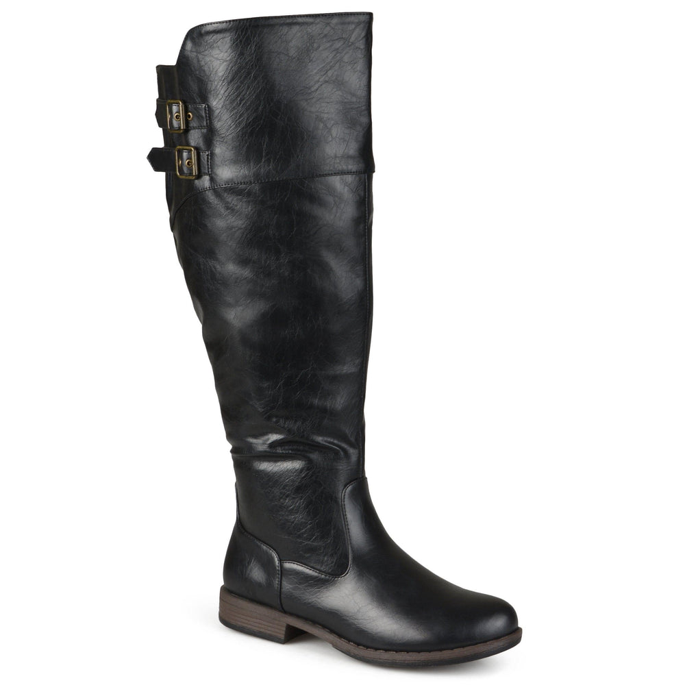 extra wide womens leather boots