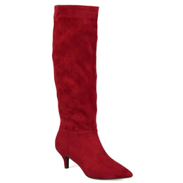 red riding boots wide calf