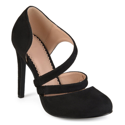 Zeera Heels | Crossover Straps High Heels | Journee Collection