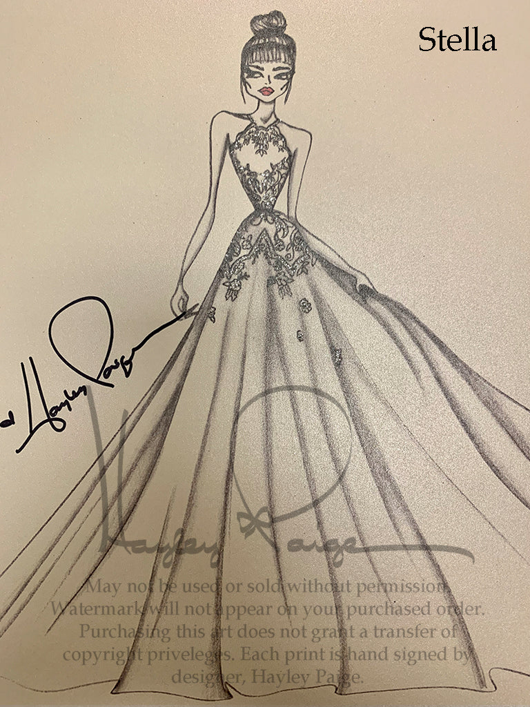 Wedding Dress Graphic · Creative Fabrica