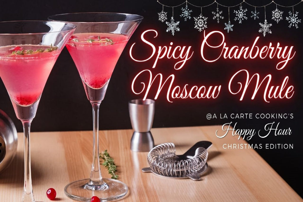 spicy cranberry moscow mule