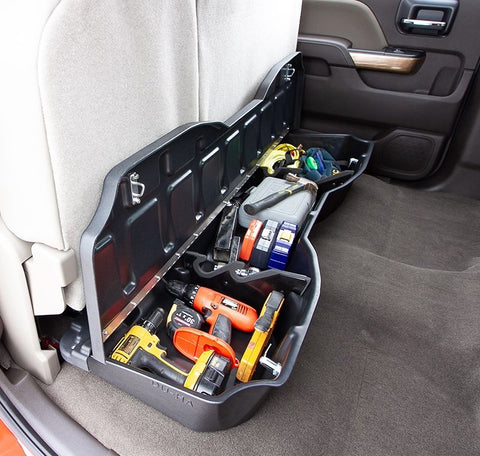DU-HA 2014-2018 Chevy Silverado/GMC Sierra Light Duty Crew Cab Underseat Lockbox Storage