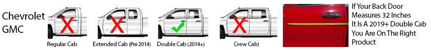 DU-HA 2014-2019 Chevy Silverado/GMC Sierra Light Duty & Heavy Duty Double Cab (Classic) Underseat Cab Storage Armadillo Safe and Vault