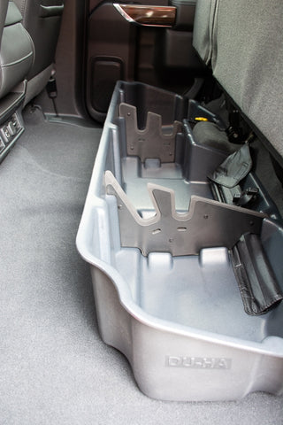 DU-HA 10420 2019-2021 Chevy Silverado/GMC Sierra Light Duty Double Cab (New Body Style) Underseat Cab Storage Armadillo Safe and Vault