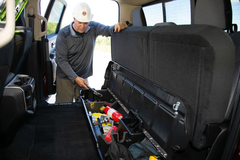 DU-HA 2019-2021 RAM 1500 Crew Cab (New Body Style) Underseat Lockbox Storage