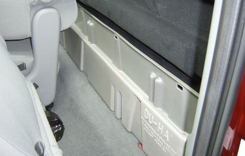 DU-HA 2000-2007 Ford F250-F550 Super Duty Regular Cab Behind-the-Seat Cab Storage