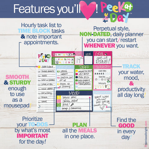 Daily Weekly Planner Bundle Features