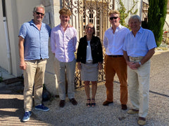 Alaistair Harrison and friends in Burgundy