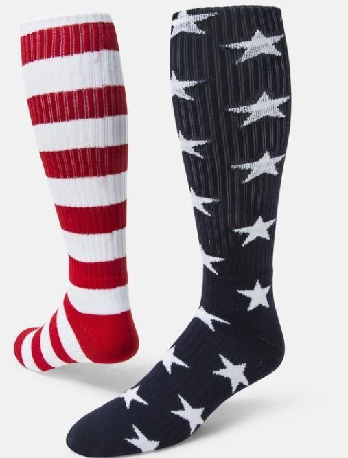 Stars & Stripes Mis-Matched Knee High Socks - Ruggers Rugby Supply