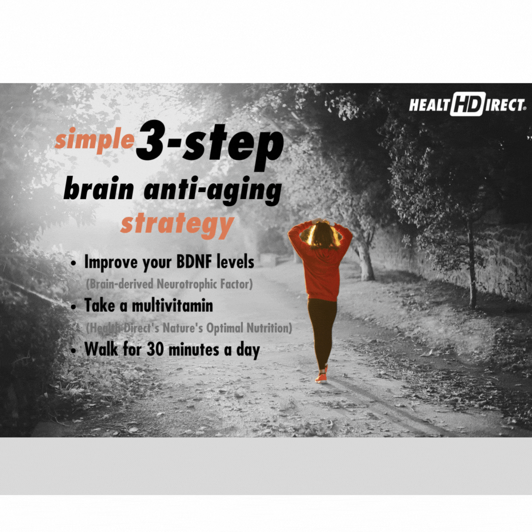 Health Direct| Your simple 3-Step anti-aging brain health strategy