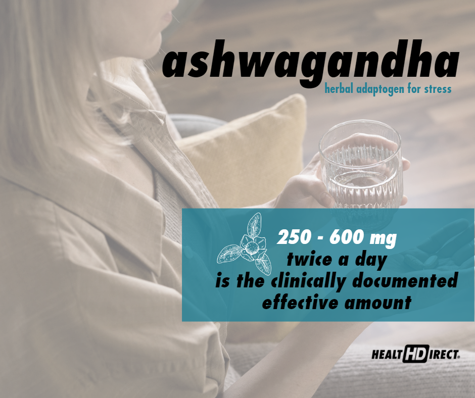Health Direct | #Ashwagandha is the proven adaptogen for stress and gut health.