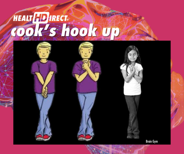 Crossbody movements for neuroplasticity - Cook's Hook Up from Brain Gym | Health Direct USA