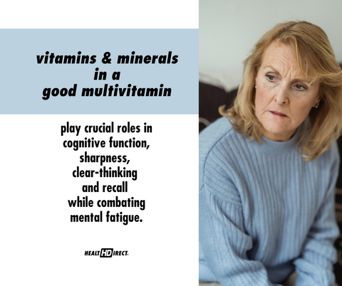 Vitamins & Minerals in a Good Multivitamin