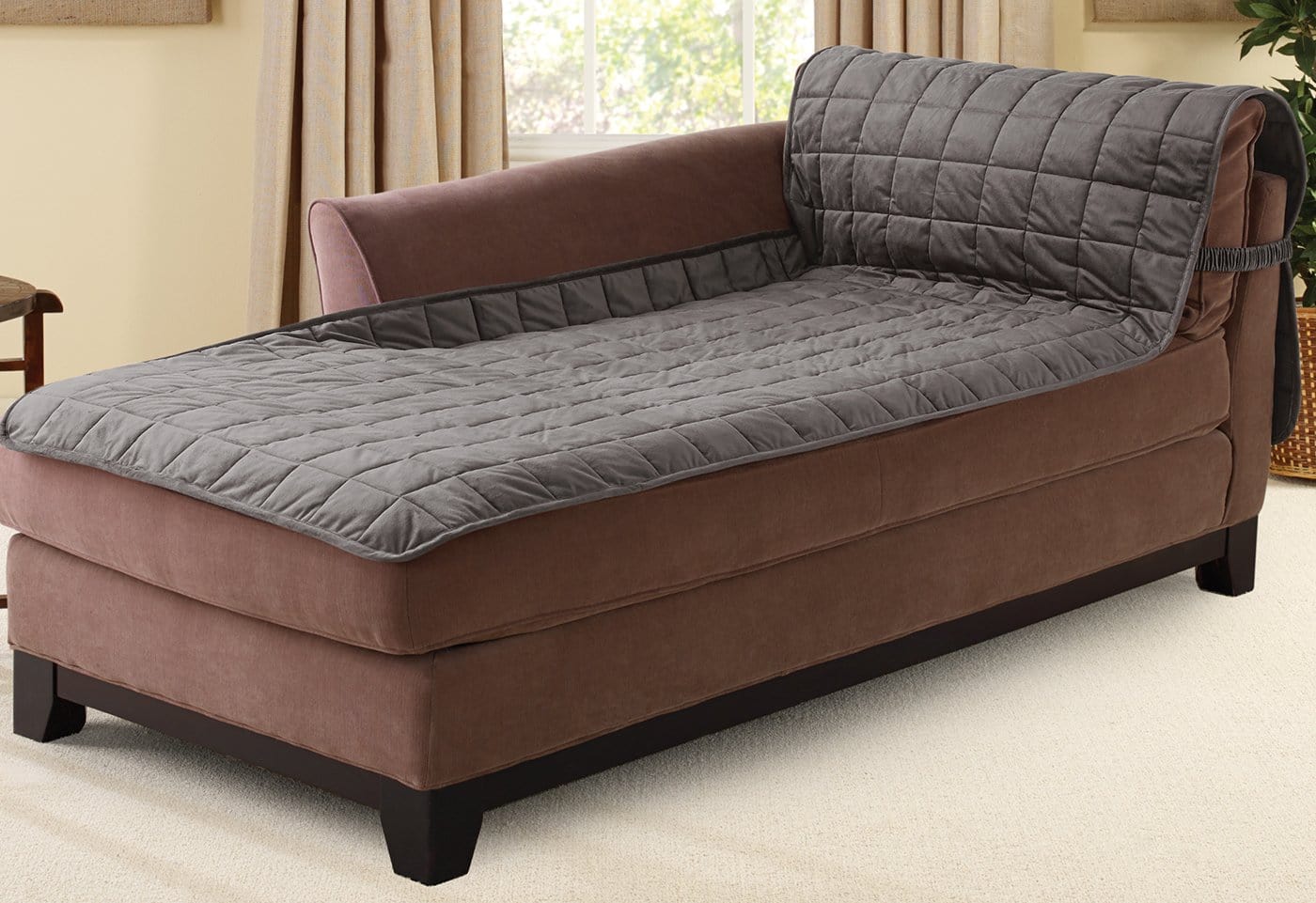 Photos - Furniture Cover SureFit Deluxe Comfort Chaise Lounge Furniture Protector | Antimicrobial |
