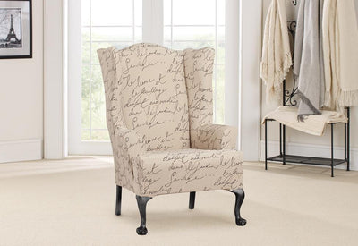 Slipcovers For Wingback Chairs Wing Chair Covers Slipcovers