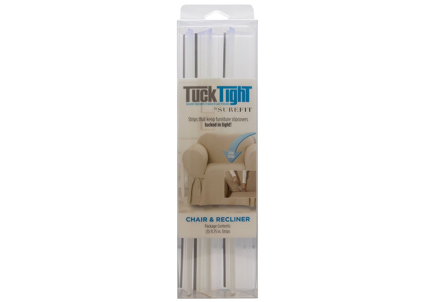 Photos - Furniture Cover SureFit Tuck Tight for Chair  / Clear Slipcovers SF47362(3pc)