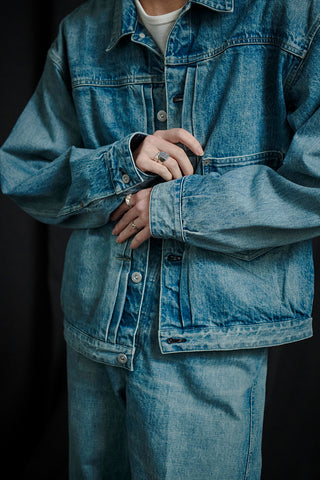 Old Joe - Riveted One Pocket Jean Jacket (Fade Indigo) – BROGUE