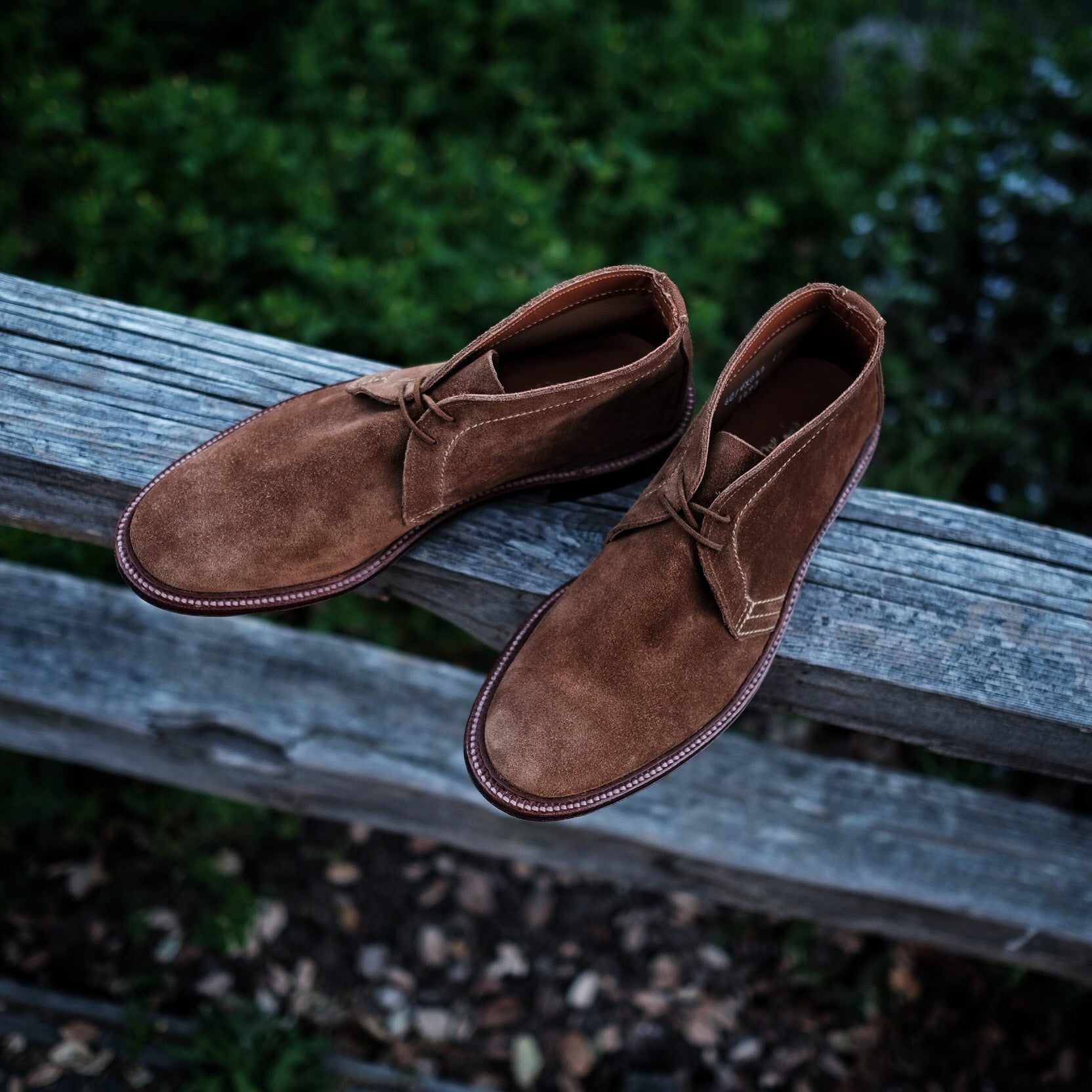 suede chukkas