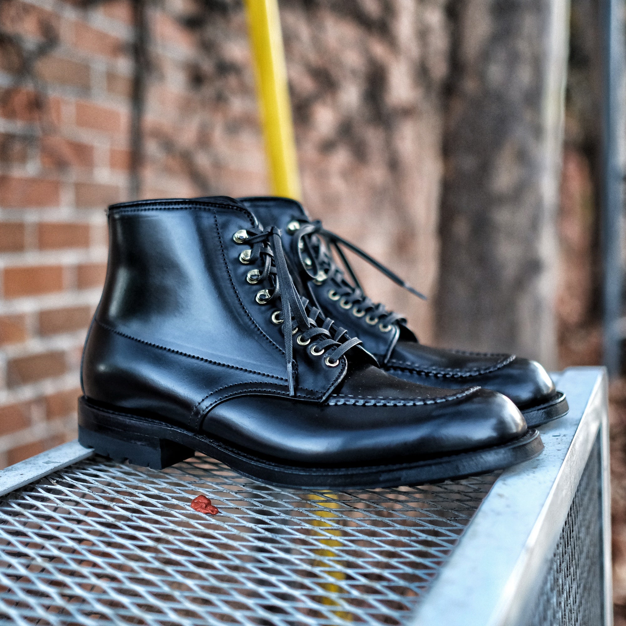 alden indy boot black