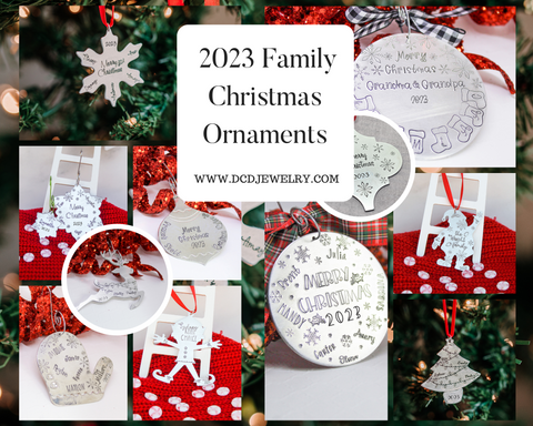 2023 family Christmas Ornaments
