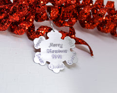 Snow flake Christmas ornament