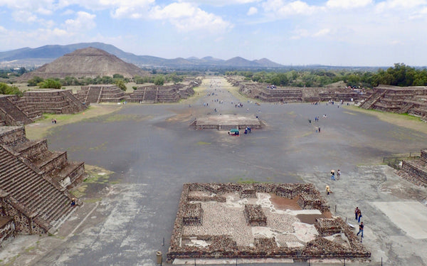 Avenue of the Dead, Avenida de los Muertos, Teotihuacan, Pyramid of the Sun, The Botanical Journey