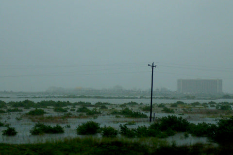 floods, east end, Galveston Island, Harvey, Texas Gulf Coast, Hurricane Harvey