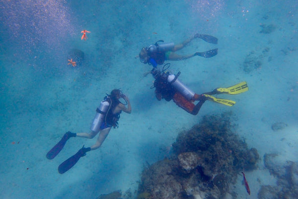 Divers at Hol Chan Marine Reserve, Belize, Visit Belize