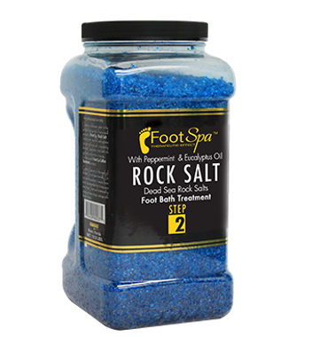 rock salt foot soak