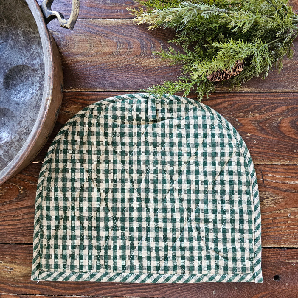 Golden Wheat Gingham Kitchen Towel Set