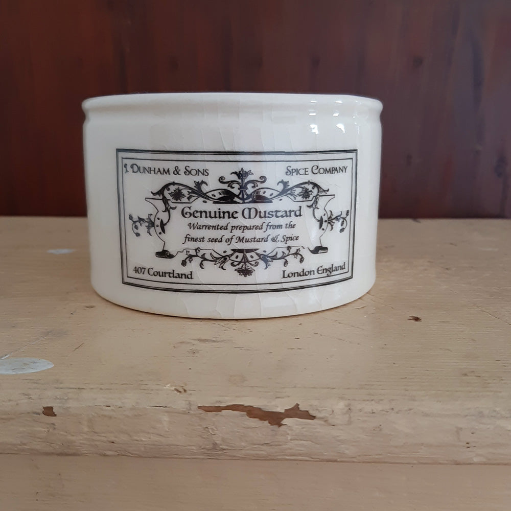 White Cottage Stoneware Small Crock - The Weed Patch