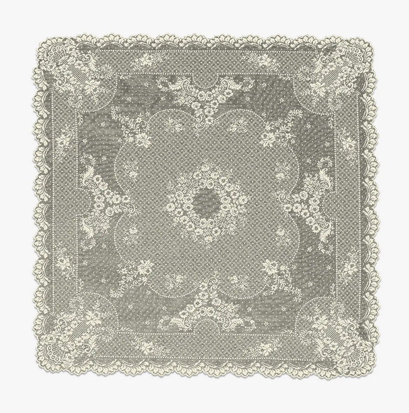 Old-World Lace Table Runner - Farmhouse Wares