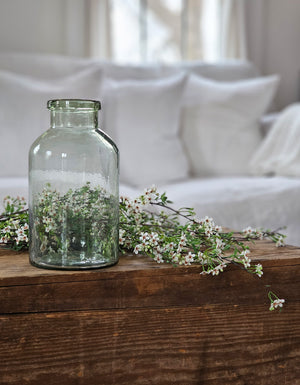 French Style Yogurt Jars and Demitasse Spoon Set - Farmhouse Wares