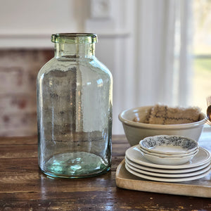 French Style Yogurt Jars and Demitasse Spoon Set - Farmhouse Wares