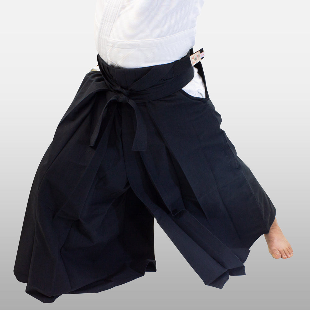 [NEW] #11000 Traditional Black Cotton Aikido Hakama – Aiki Japan