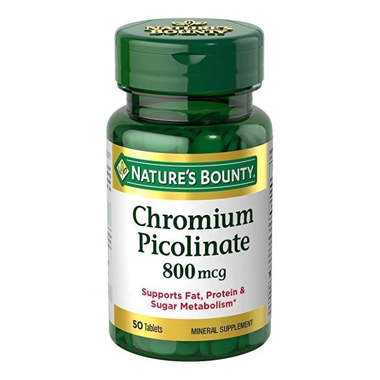 Nature's Bounty Chromium 800mcg - 50 Tablets — The Brand Outlet