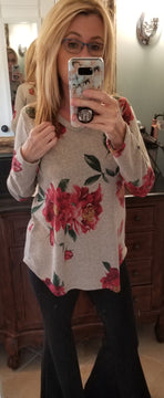 Gracie Gray Floral Tunic