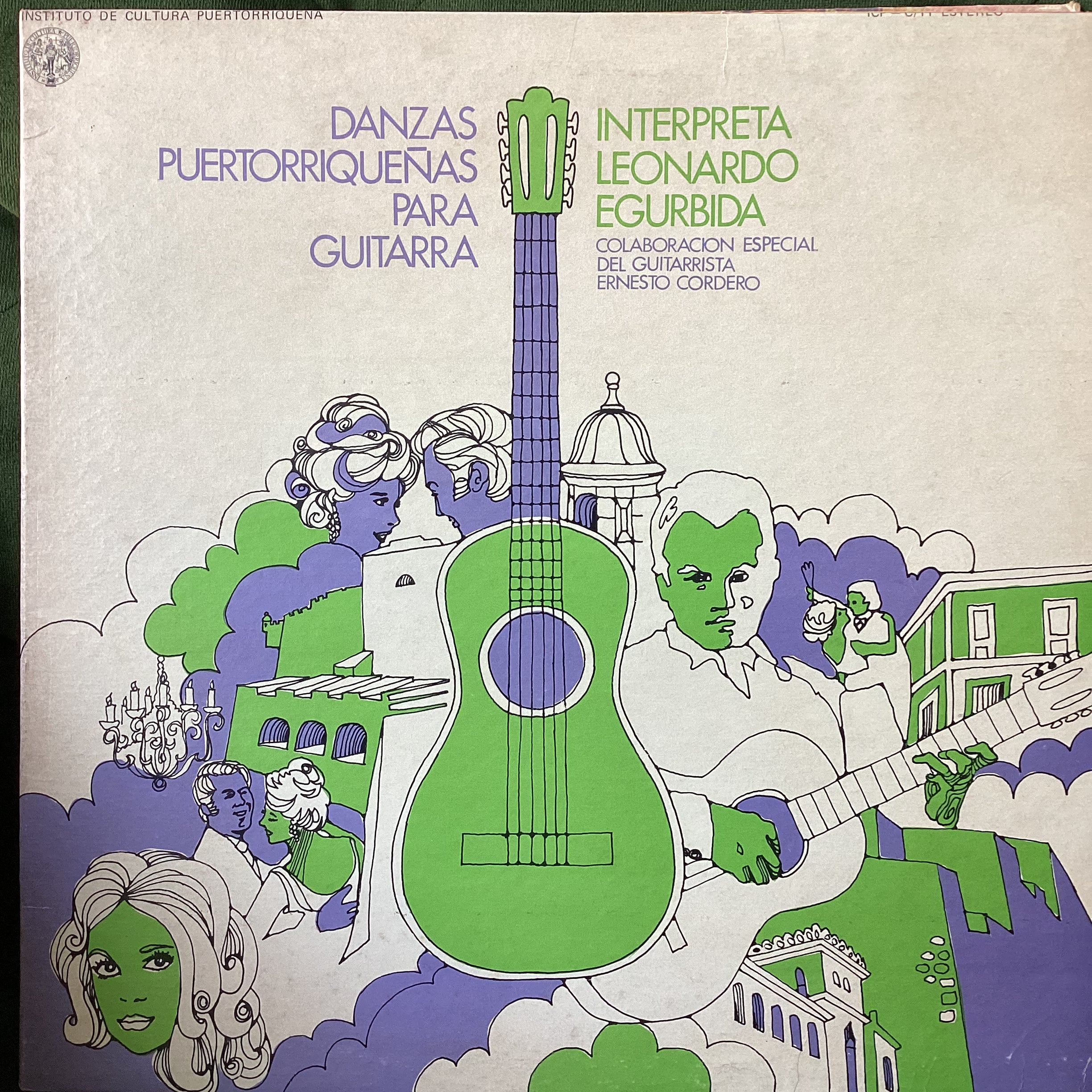 Leonardo Egurbida / Ernesto Cordero - Danzas puertorriqueñas para guitarra (Instituto Cultura Puetorriqueño)