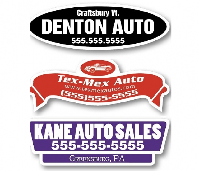 Trunk Stickers For Car Dealers, US Auto Supplies