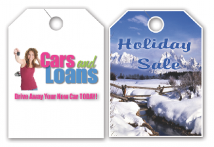 Custom Rear View Mirror Hang Tags For Car Dealerships US AUTO SUPPLIES
