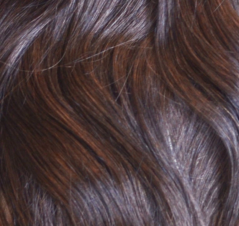 Rooted Remy Tape In Hair Extension Color 2 Dark Brown Into 60